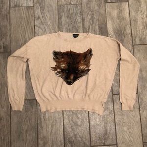 Topshop Fox Sweater
